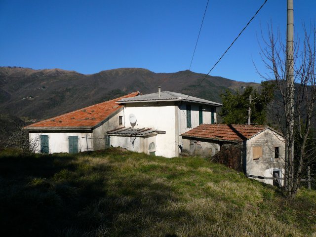 Vista della casa da sopra